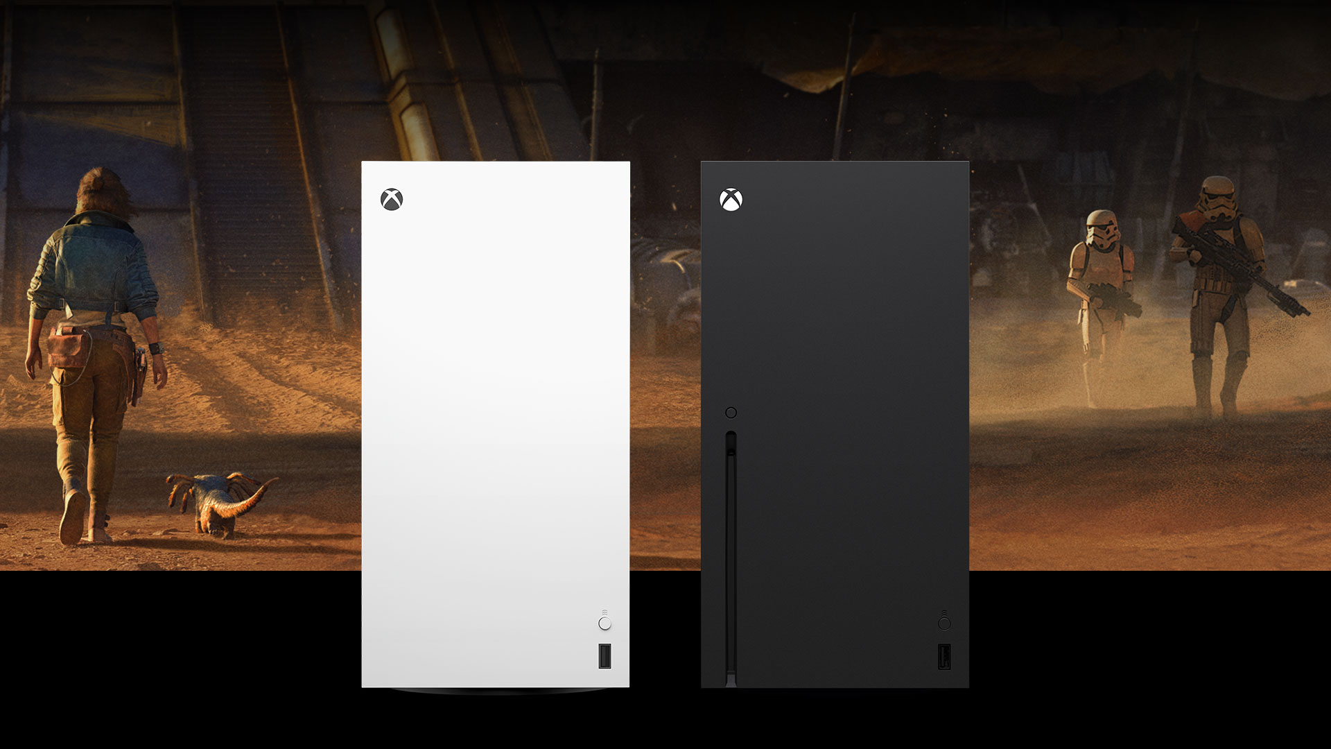 Xbox Series X – 1TB 搭載オールデジタル (ロボット ホワイト)、Xbox Series X – 1TB 搭載 (カーボン ブラック)